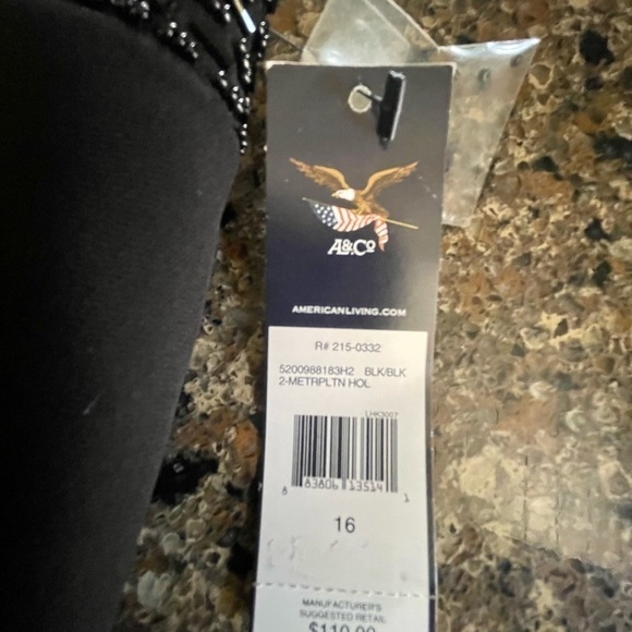 LITTLE BLACK DRESS, NWT. AMERICAN LIVING DRESS. SIZE 16. - Picture 6 of 8